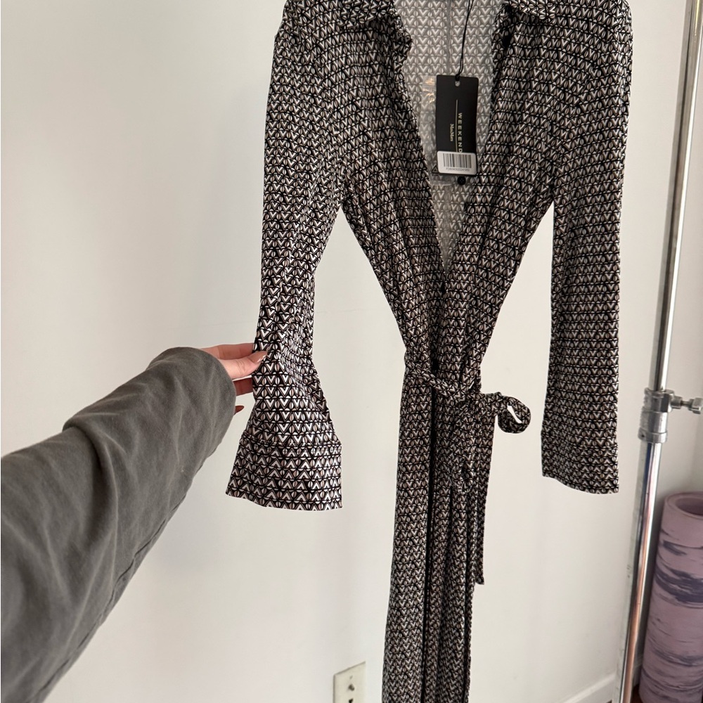 MaxMara Weekend geometric wrap‎ dress - Picture 2 of 7
